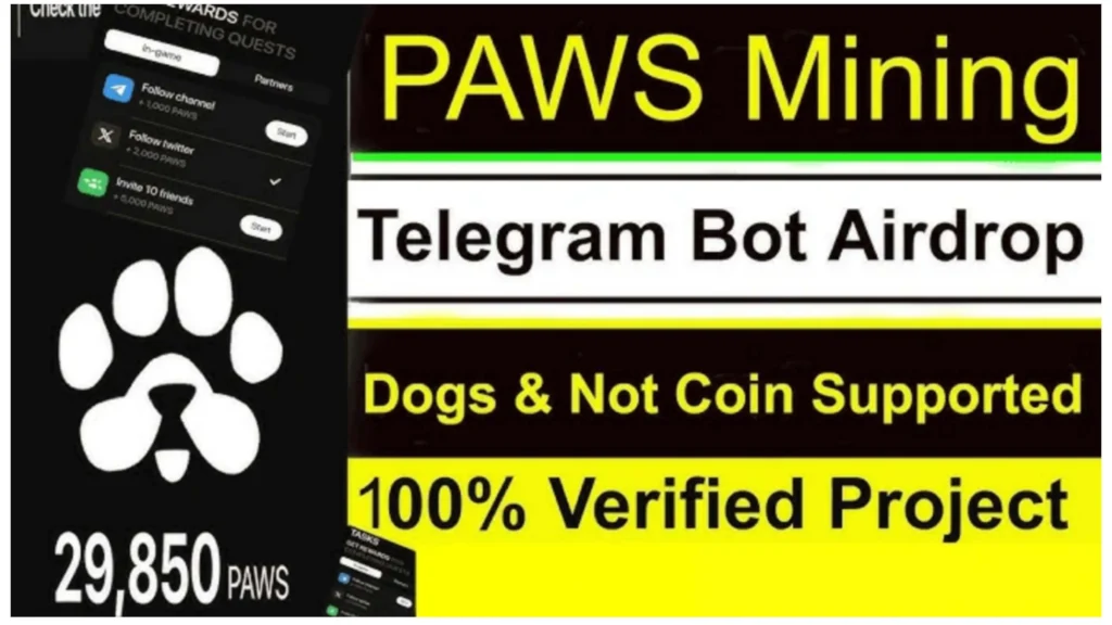 PAWS Telegram Mining Bot के बारे में पूरी जानकारी